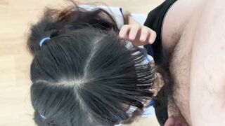 极品洛丽塔喵喵校服装女孩跪舔J8_蜜桃丰臀扛腿抽插_无套顶操花心_高潮内射