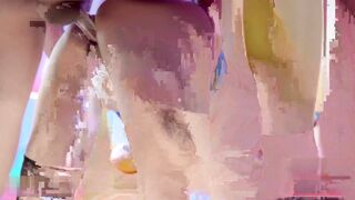 黑丝高跟性瘾骚母狗水真多，操出了白浆