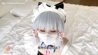 小敏儿 女主播cos神里绫华上门服务白虎穴被肉棒塞满猛干内射