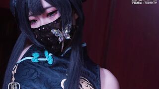 [糖心Vlog] 龙华妃咲COS老师 即便在此处发生任何事 妾身都不会怪罪于你的永远不会 - 明纱柚奈