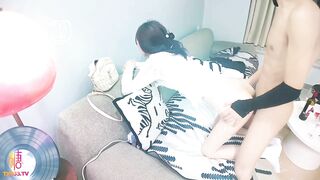 [糖心Vlog]【新人推荐】分手醉酒性事 报复出轨男友蜜穴猛夹室友肉棒 完美露脸 - 揉月